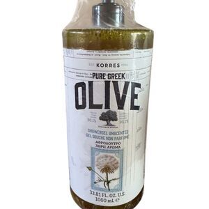 Korres Pure Greek Olive Unscented Shower Gel 33.81 fl oz Unisex